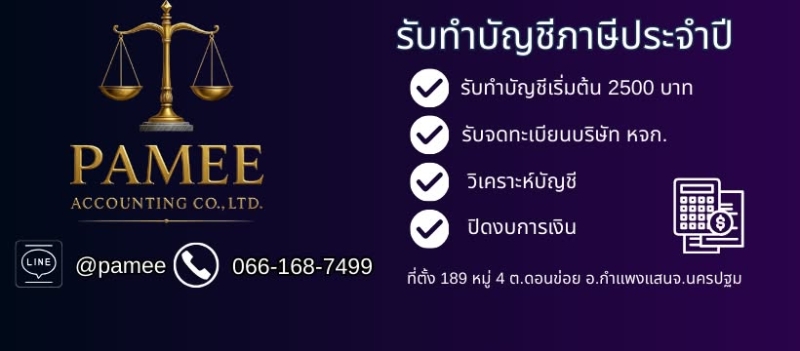 รับวางระบบบัญชี วางแผนภาษี