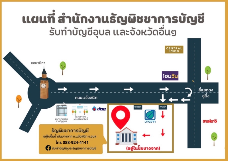 รับทำบัญชีอุบล  ปิดงบการเงิน  ยื่นภาษี ธัญพิชชาการบัญชี