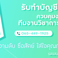 รับวางระบบบัญชี,วางแผนภาษี